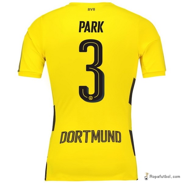 Camiseta Borussia Dortmund Replica Primera Ropa Park 2017/18